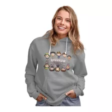 Poleron Strangers Things Kids Hellfire Serie Estampado Inv