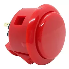 Botón Sanwa Obsf-30 Rojo Original - Sanwa Denshi