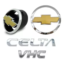 Kit Emblema Celta Vhc Grade E Porta Malas 2001 Dourado