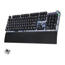 F2088 Teclado Juegos Cable, 104 Teclas, Reposamanos Des...