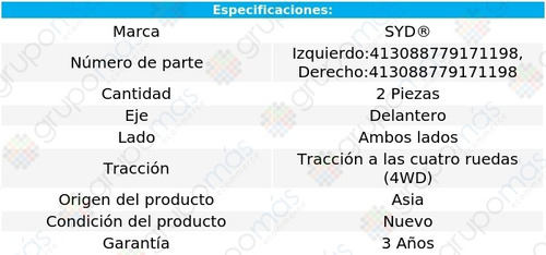 2 Mazas Del Chevrolet K1500 Suburban 4wd 95 Al 99 Syd Foto 2