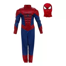 Disfraz Spiderman Hombre Araña Niño T1 2 3 4 Musculos Mascar