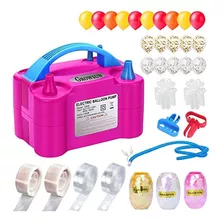 Inflador De Globos Eléctrico Decoración 100v 600w Portátil