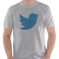 Camiseta Twitter Site Pássaro Internet Geek Camisa Blusa