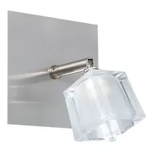 Aplique Pared 1 Luz Vidrio Baño Moderno Pasillo Led G9 Vg