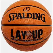 Pelota De Básquet Spalding Nº 7 Lay Up Basket Color Naranja