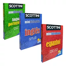 3 Dicionario Ingles Espanhol Ingles Escolar Mini Nova Ortogr