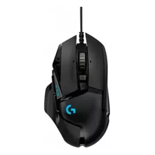 Mouse Gamer Logitech G502 Hero Com Sensor Hero 25k Cor Preto