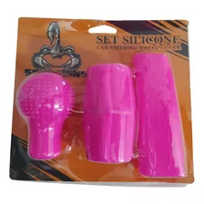 Set Protector Volante Pomo Y Freno De Mano En Silicón 