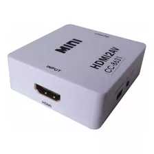 Convertidor Adaptador Hdmi A Rca Audio Video