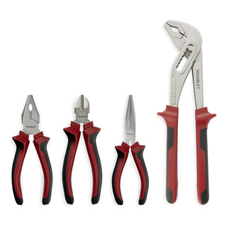 Set Pinzas Universal Punta Alicate Pico Loro Wembley 4pz Dgm