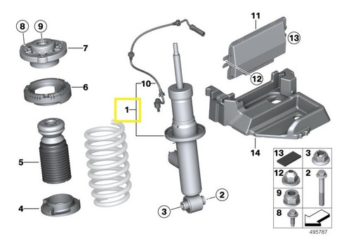 Amortiguador Sensor Trasero Bmw X3 X4 2010 2014 2016 2018 * Foto 4