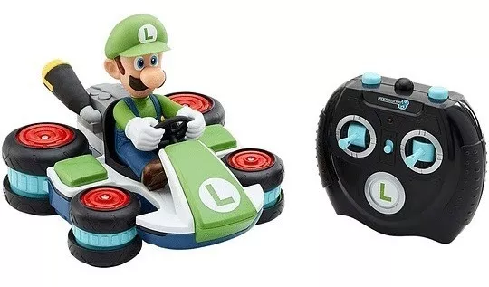 Mario Kart  Carro De Control Remoto Anti Gravedad Luigi