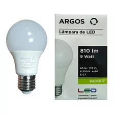 Foco Bombilla Led 9w Argos Casa Paquete 15 Pza Luz Blanca