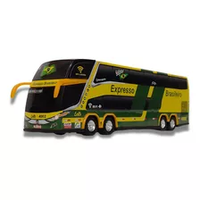 Brinquedo Miniatura Ônibus Expresso Brasileiro 1800 Dd G7