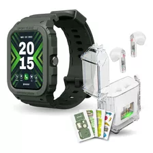 Smartwatch Binden Xtream Reloj Inteligente Con Correa Recibe Llamadas Notificaciones Salud Audifonos Gamer Inalambricos