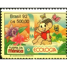 Selos Do Brasil Fauna Aves Borboletas Turma Mônica - L.3450