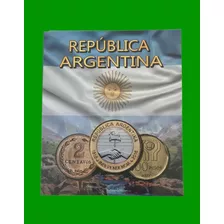 Album De Monedas De Argentina, Estado Nuevo.-