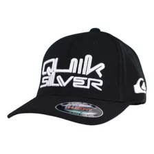 Boné Quiksilver Juvenil Surf Omni P Black Logo Bordada