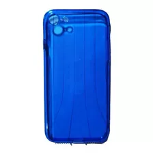 Carcasa iPhone 7/8/se2 Transparente Azul