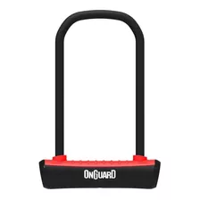 Candado Bicicleta Onguard Neon 8153 - U Lock Amarillo Color Rojo