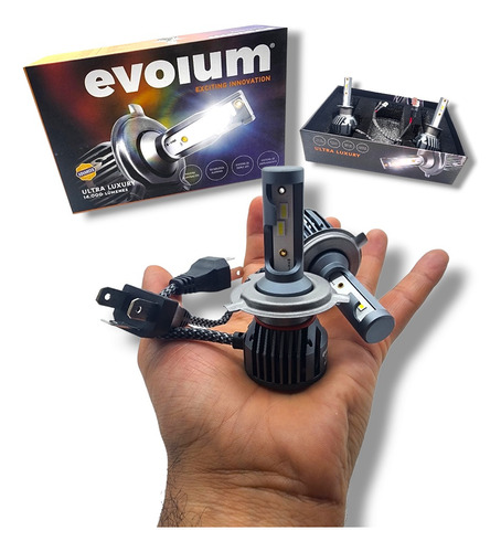 Kit Led Alta Y Baja Para Chevrolet Aveo Sail 2018 30w Evolum Foto 2