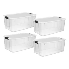 Caja Ultra Latch De 116 Qt, Recipiente Apilable Tapa, C...