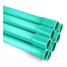 Tubo Pvc 3/4 X3mts Conduit Verde Paquete X25 Uds