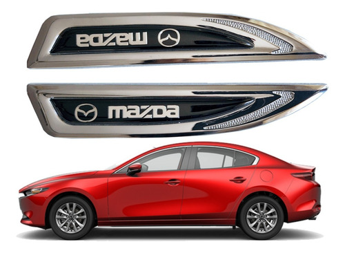 Emblema Lateral Mazda 2 3 6 Cx3 Cx5 Cx9 Cx30 Mx5 Foto 3