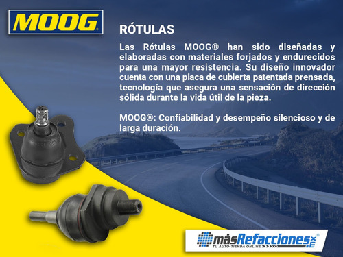Rotula Horquilla Del Inf Izq/der Moog Subaru Rx 86 Al 89 Foto 5