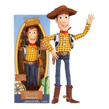 Boneco Woody Toy Story Xerife Fala Frases Colecionável