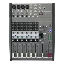 Consola Mixer Phonic Am1204 4 Ch Mono Y 2 Stereo + Phantom