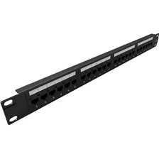 Patch Panel 24 Portas Cat5e Certifica Fluke 19pol Novo