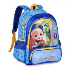 Mochila De Costas Looloo Kids Johny E Zigaloo Clio Ll24113j