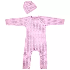 Tadpoles Cable Knit Pelele Y Gorro A Juego, 3  6 meses, 3-6