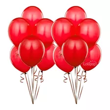 Globos Rojos Perlados X 25 U - Lollipop