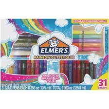 Kit Elmers Rainbow Glitter Glue Arcoiris Slime Adhesivo