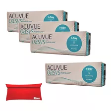 Lente De Contato Acuvue Oasys Uso Diário Combo 3 + 1 Grátis