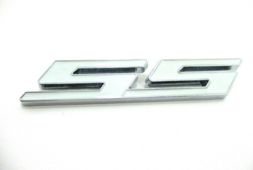 Emblema Ss Camaro Chevrolet  Sonic Autoadherible Blanco Foto 2