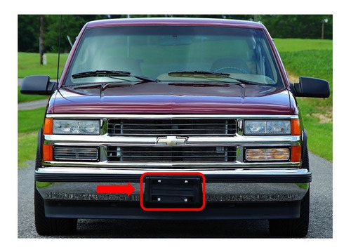 88-98 Chevrolet Cheyenne Porta Placa Delantero Foto 5