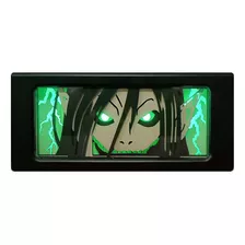 Eren Titan Shingeki No Kyojin Lámpara 3d Color Led Usb