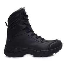 Coturno Bota Tática Macboot Falcao Couro Natural E Cordura