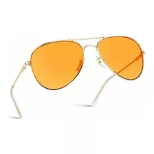 Gafas De Sol - Gafas De Sol Clásicas Estilo Aviador Con Mont