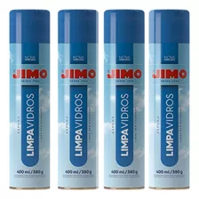 Kit 4 Limpa Vidros Jimo 400ml Limpeza Perfeita Envio 24 Hrs