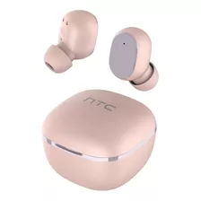 Audífonos In-ear Gamer Inalámbricos Htc True Wireless Earbuds Tws1 Rosa Con Luz Led