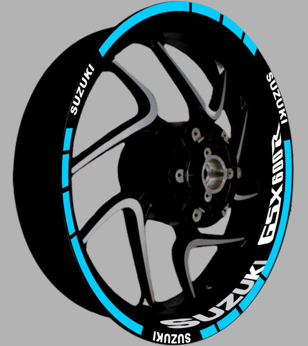 Calcomanias Stickers Para Rines Suzuki Gsx 600 R Rin Moto Ss Foto 4