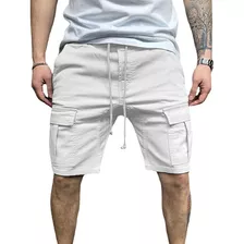 Bermuda Cargo Hombre Casualvarios Bolsillos