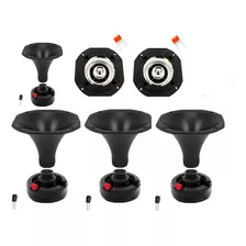 Kit 2 Tweeters Cromado 4 Drivers Com Corneta Sturdy 720watts