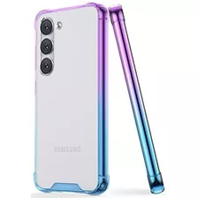 Funda Samsung S23 Carcasa Transparente Case Bonita Delgada