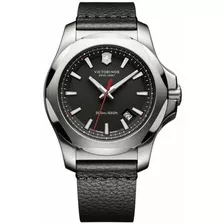 Relógio Victorinox 241737 Swiss I.n.o.x Original Completo Cor Da Correia Preto